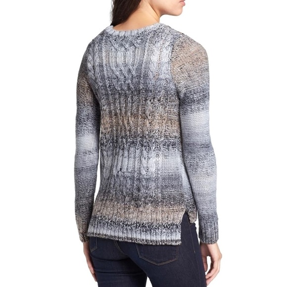 Kensie Ombre Cable Knit Sweater - Picture 5 of 8